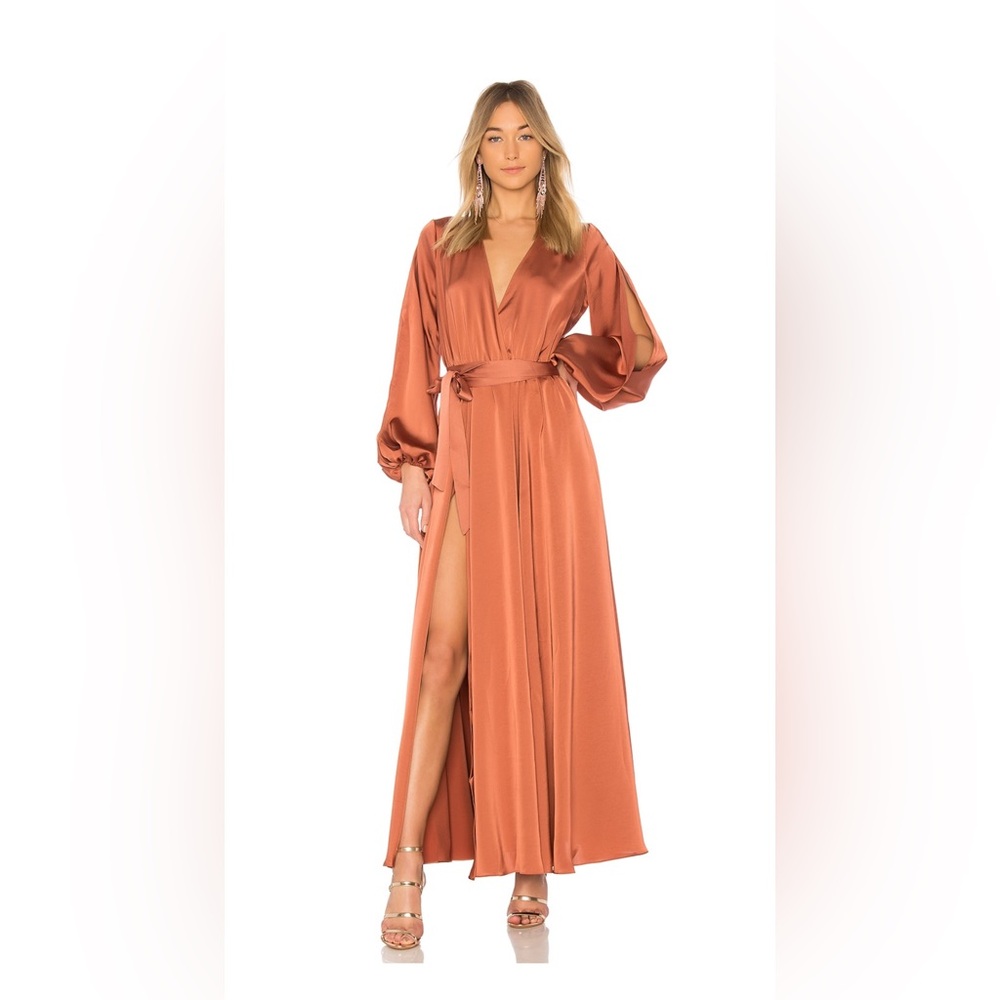 Revolve - Rust Maxi Dress